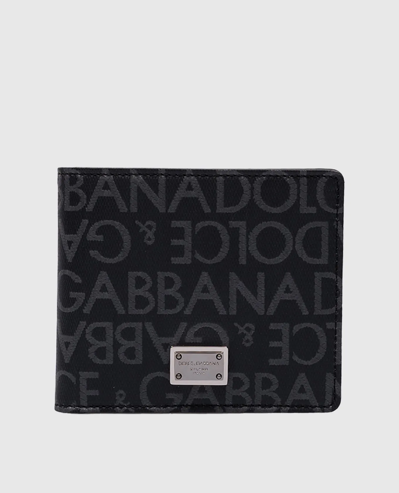 Dolce&Gabbana Gray purse in logo pattern