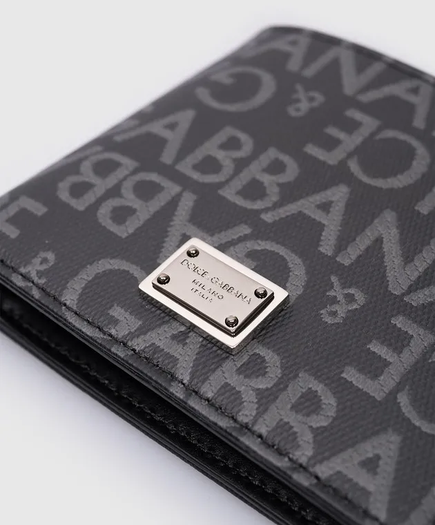 Dolce&Gabbana Gray purse in logo pattern