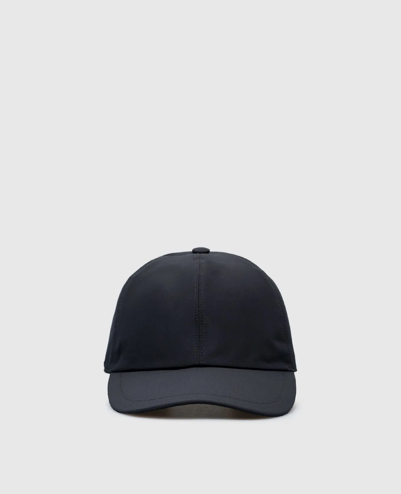 Enrico Mandelli Blue cap with logo engraving