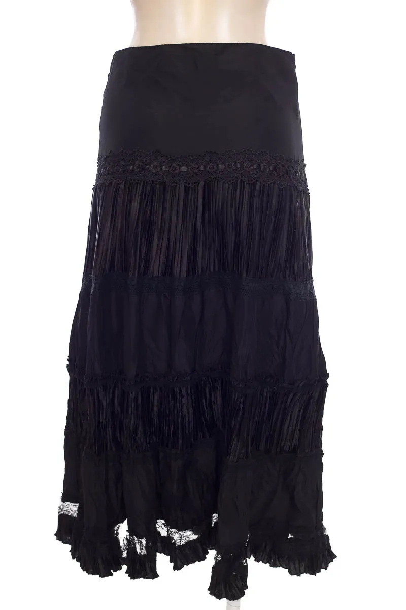 FALDA COLOR NEGRO  BANANA