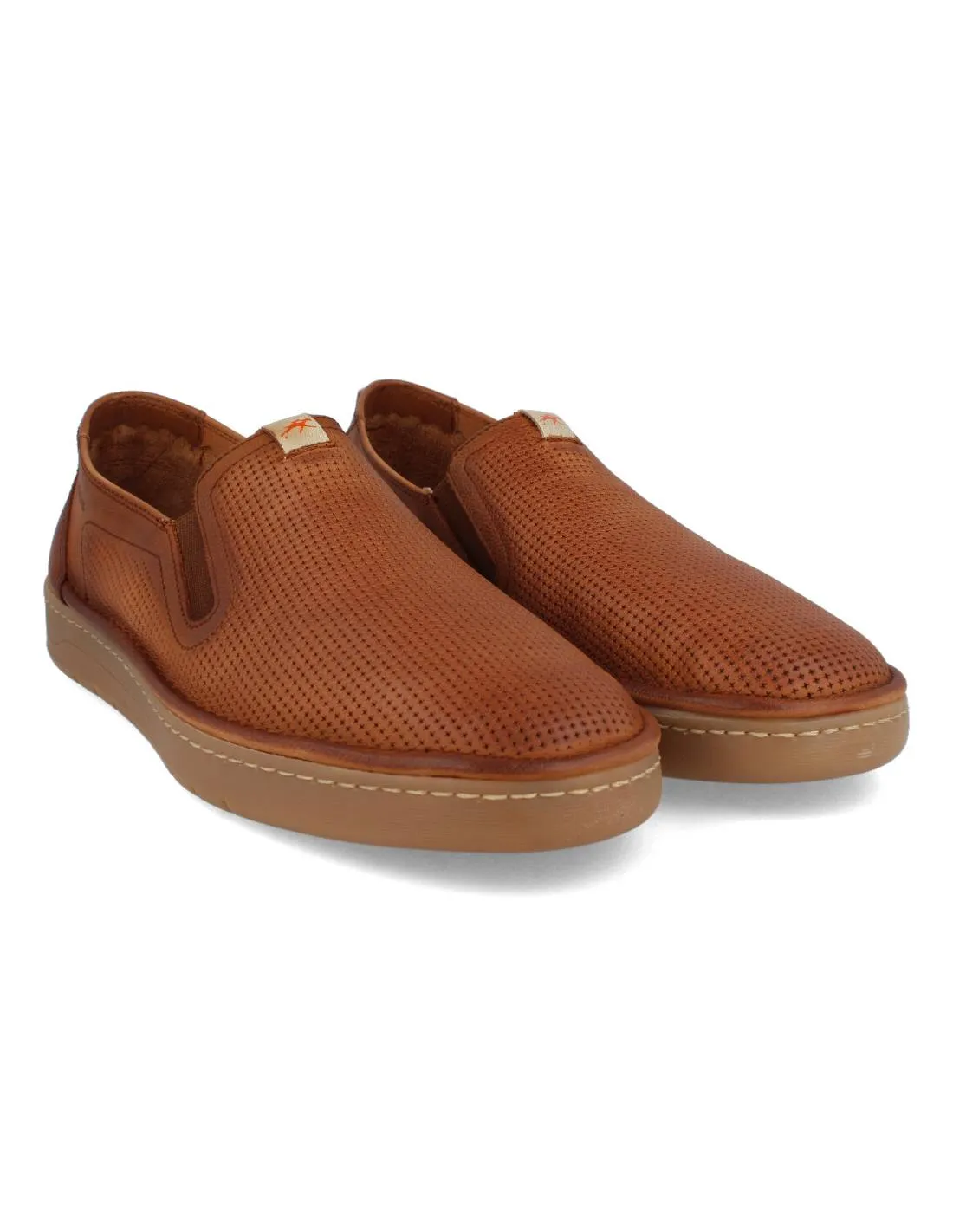 FLUCHOS  MOCASíN CASUAL ELáSTICOS VEGABUCK CUERO