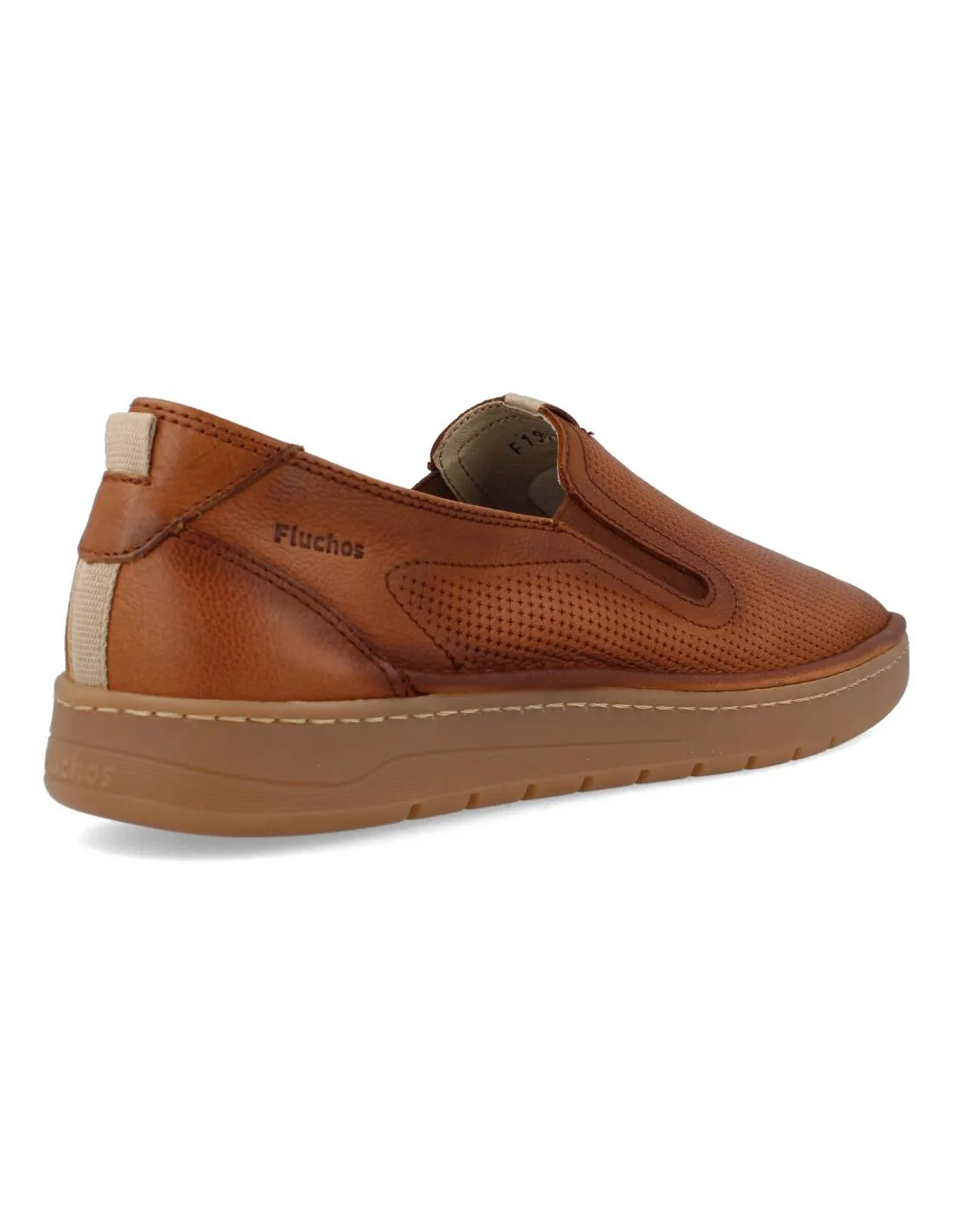 FLUCHOS  MOCASíN CASUAL ELáSTICOS VEGABUCK CUERO