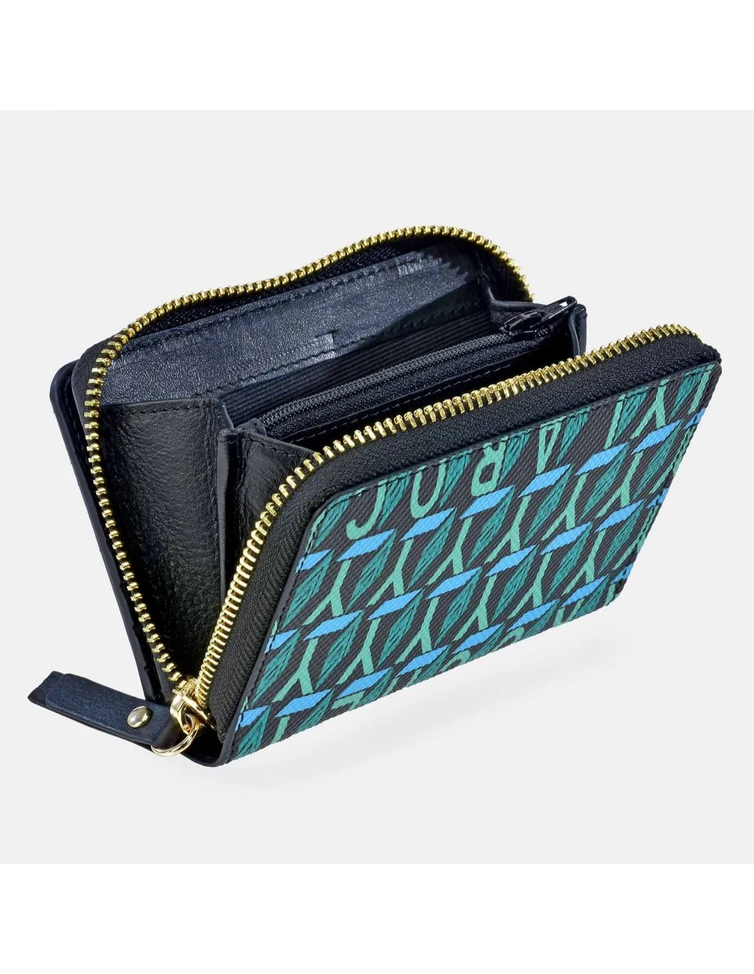 GUY LAROCHE monedero billetero mediano para mujer en lona print logo