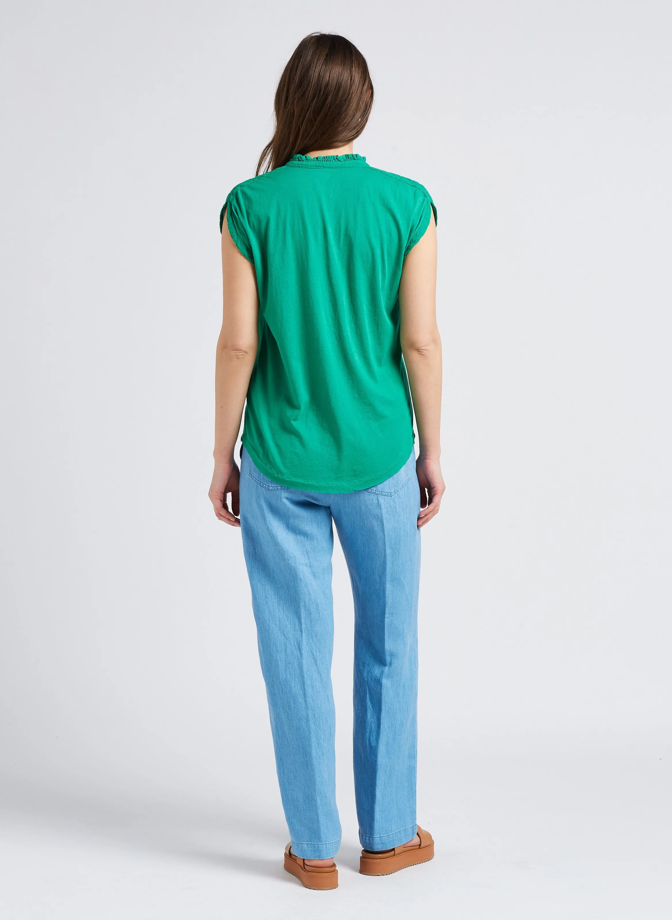HARTFORD POMA  PANTALóN RECTO EN AZUL