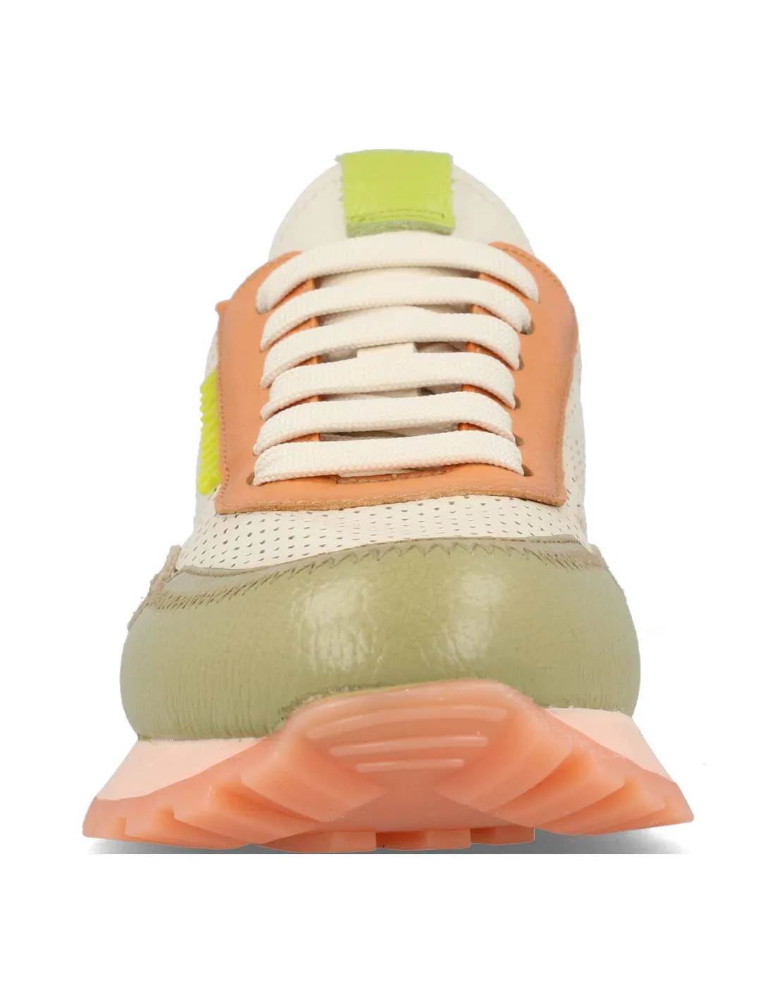 HISPANITAS  SNEAKERS PIEL CERVO ALOE NATA