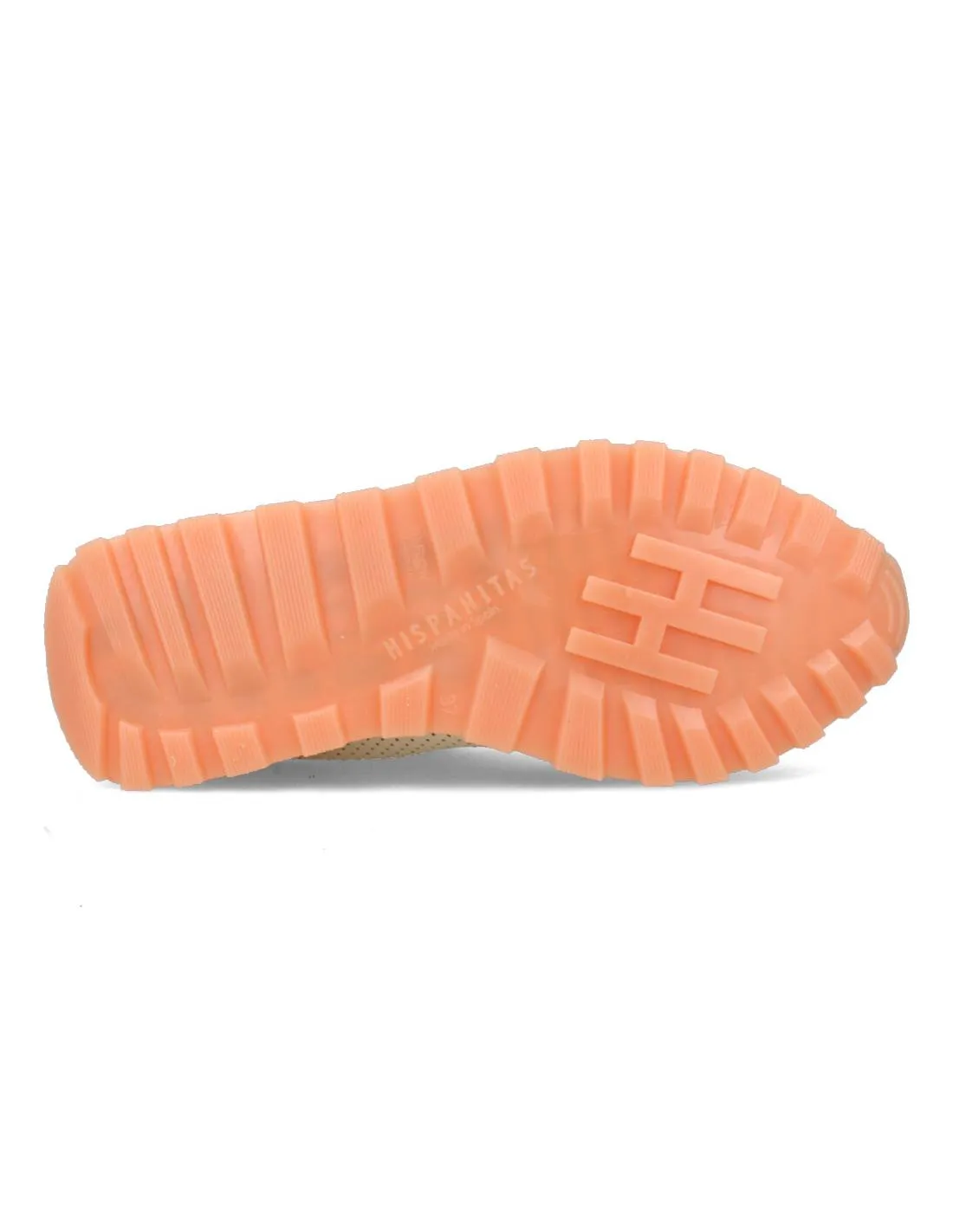 HISPANITAS  SNEAKERS PIEL CERVO ALOE NATA