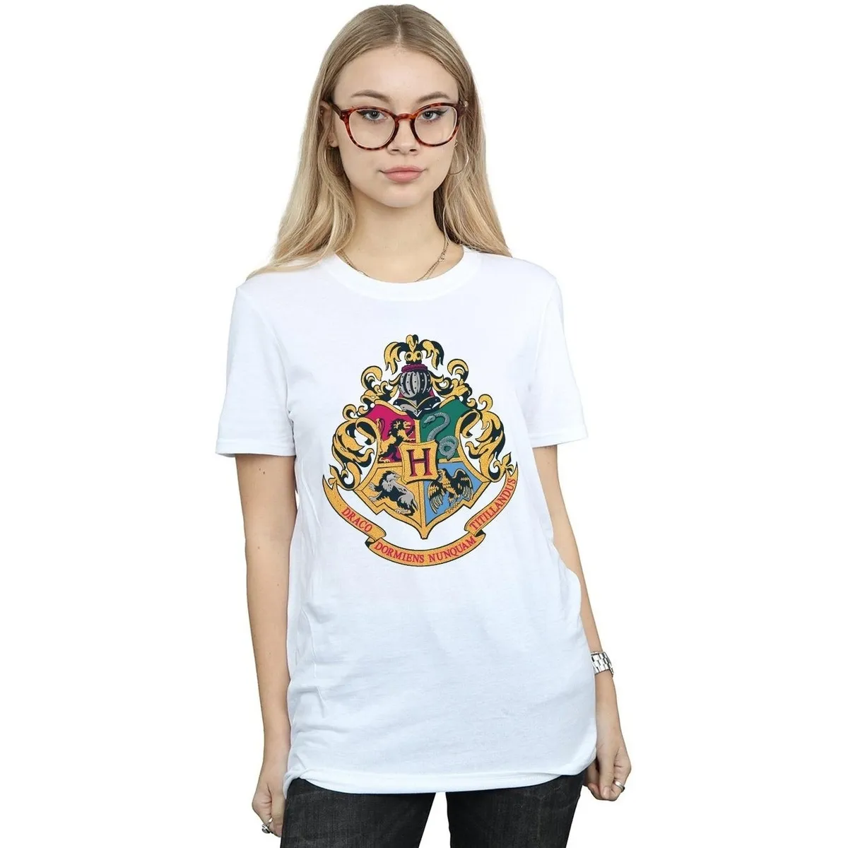 Hogwarts Crest Gold Ink