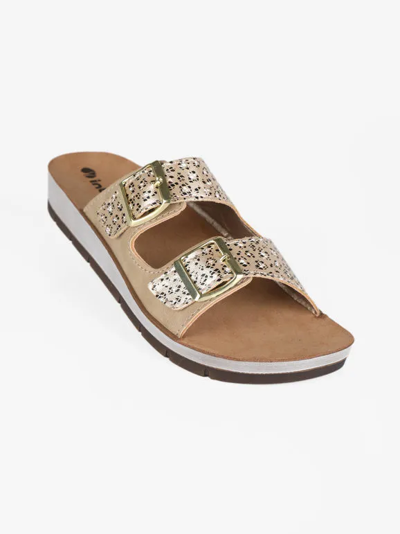Inblu Babuchas de mujer con hebillas
