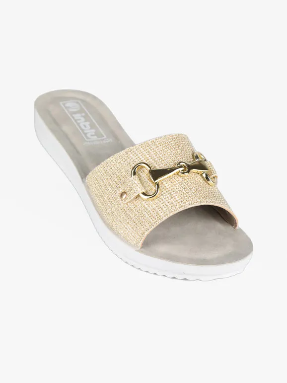 Inblu Babuchas de mujer con purpurina