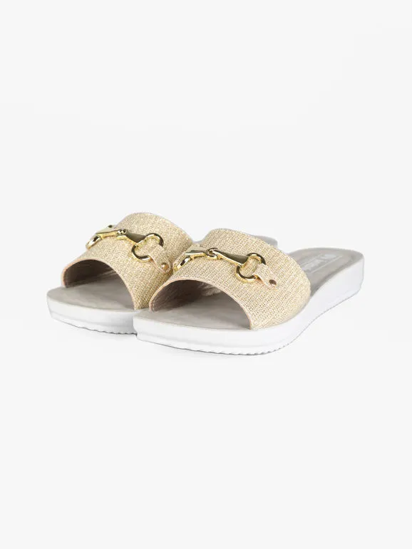 Inblu Babuchas de mujer con purpurina