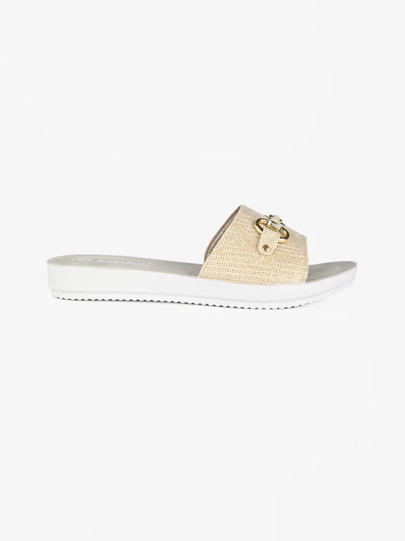Inblu Babuchas de mujer con purpurina