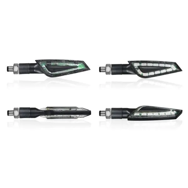 Intermitentes para moto Chaft Shelter Led Black 