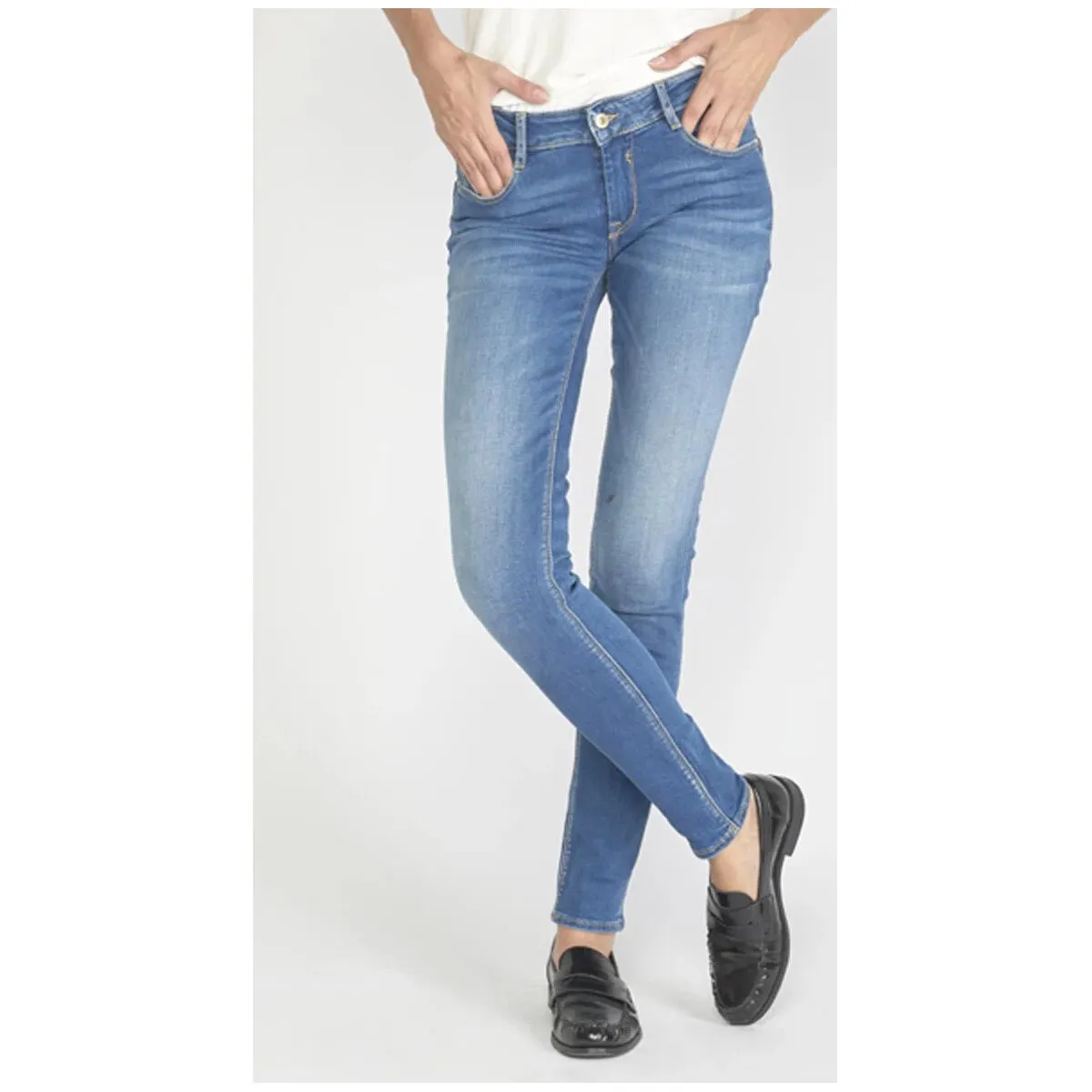 JEANS PUSHUP SLIM PULP, LARGO 34