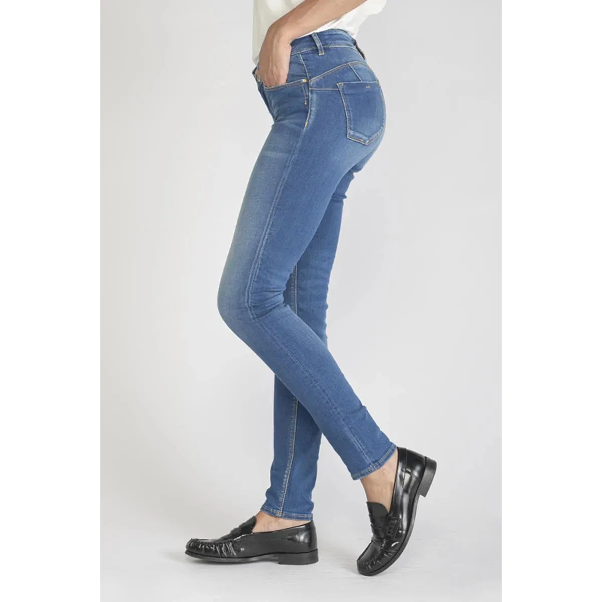 JEANS PUSHUP SLIM PULP, LARGO 34