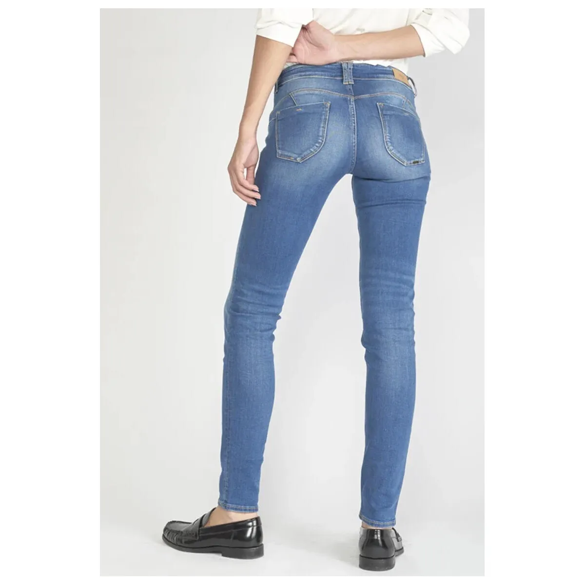 JEANS PUSHUP SLIM PULP, LARGO 34