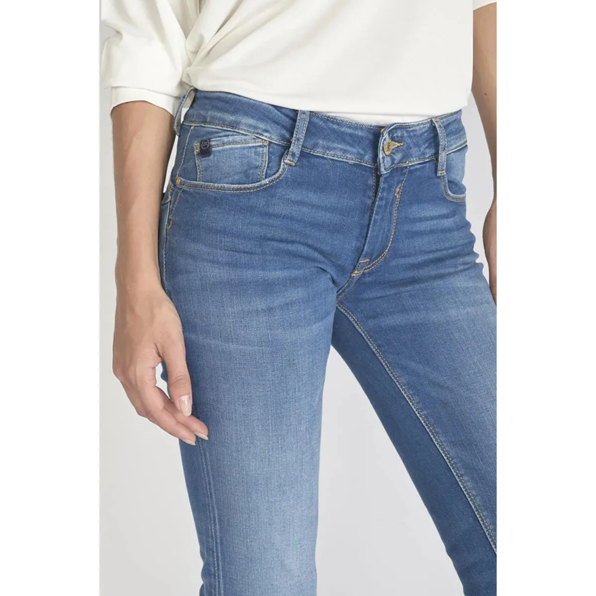 JEANS PUSHUP SLIM PULP, LARGO 34