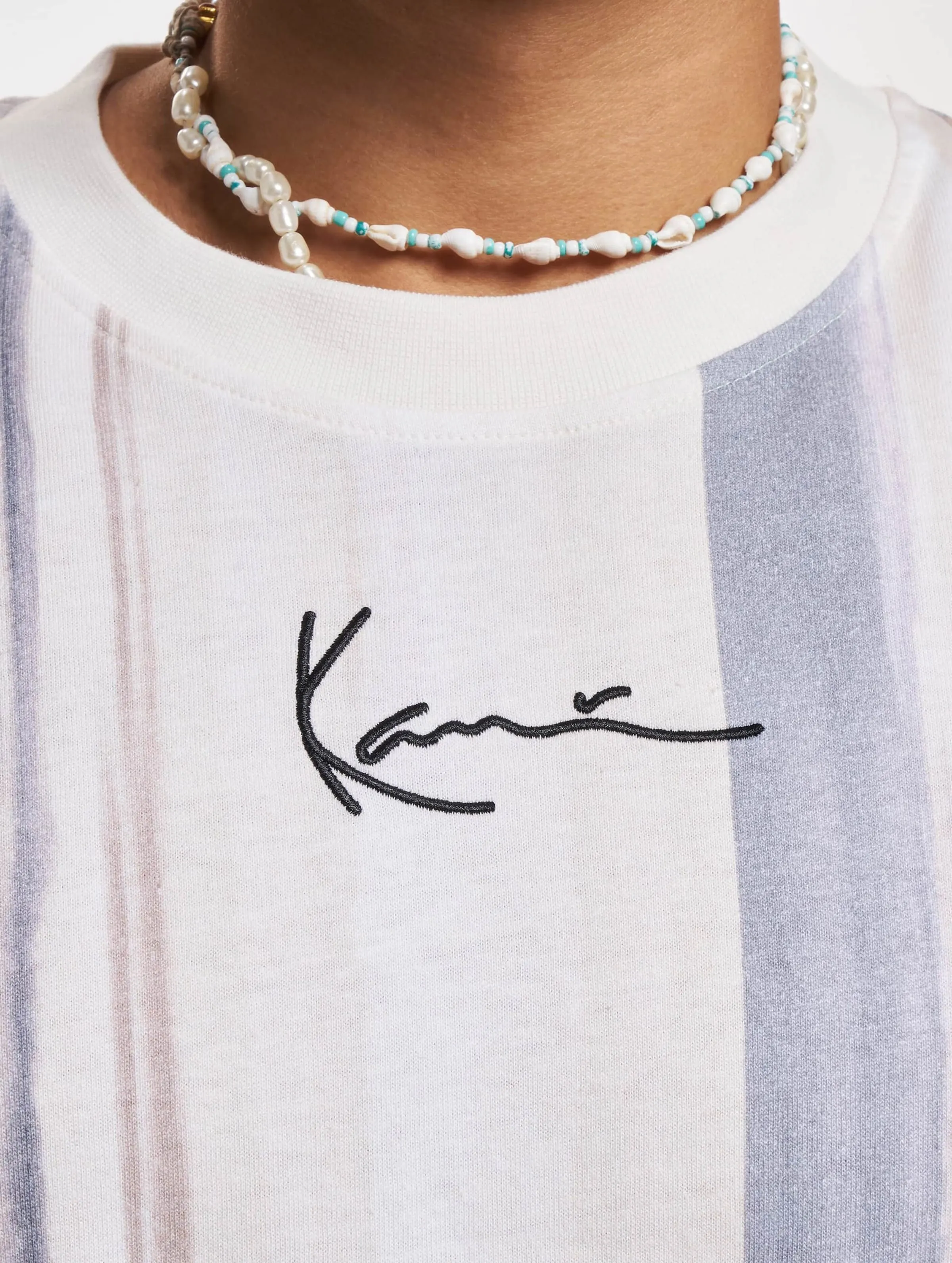 Karl Kani KK Small Signature Tie Dye Stripe Tee