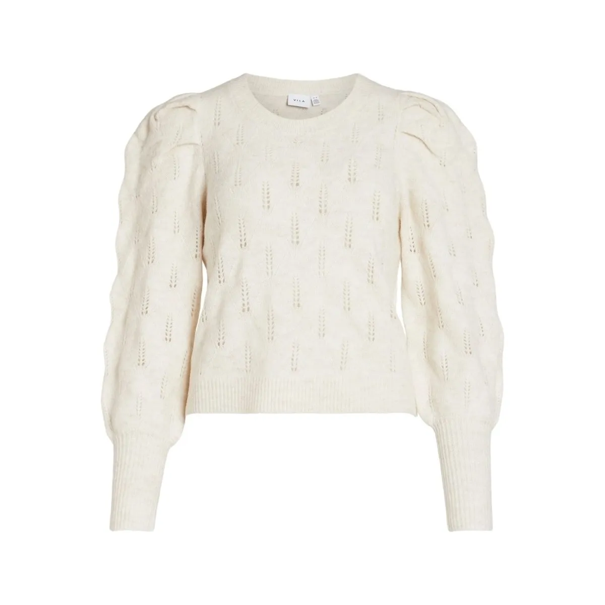 KNIT ELANIA L/S  SUPER LIGHT NATURAL MELANGE
