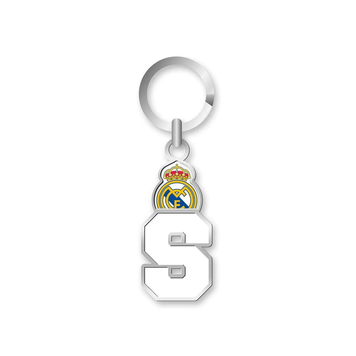 LLAVERO REAL MADRID CON LETRA  S