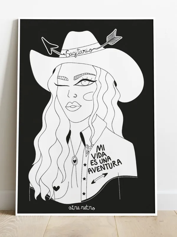 LÁMINA HORÓSCOPO " SAGITARIO "