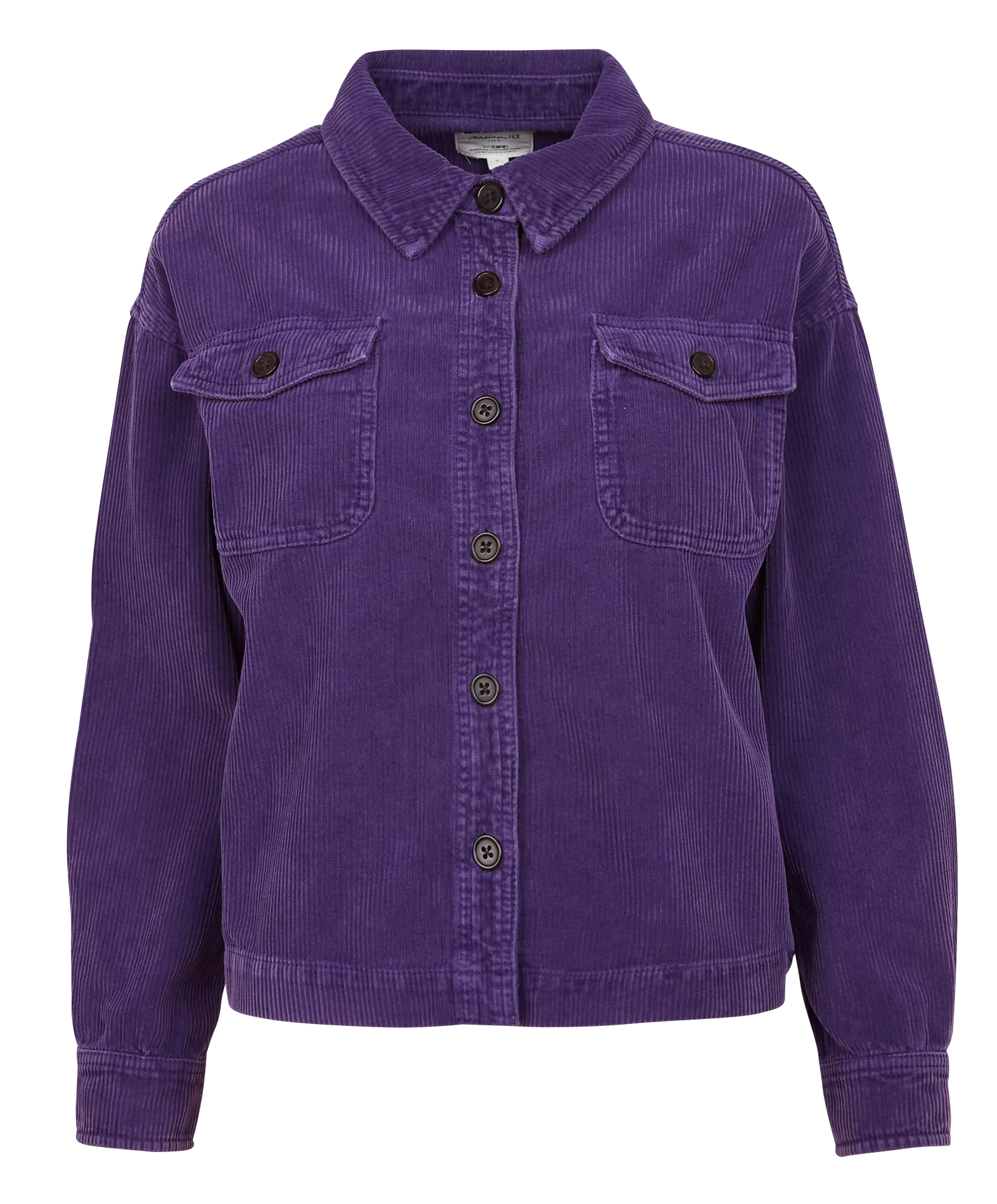 MAISON 123 DAHLIA  CHAQUETA DE CANALé DE ALGODóN EN VIOLETA