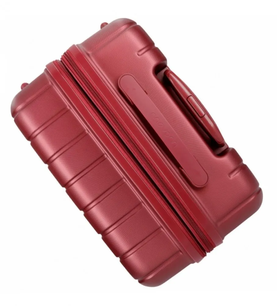 MALETA GRANDE MOVOM WOOD RíGIDA RED 49X70X28CM
