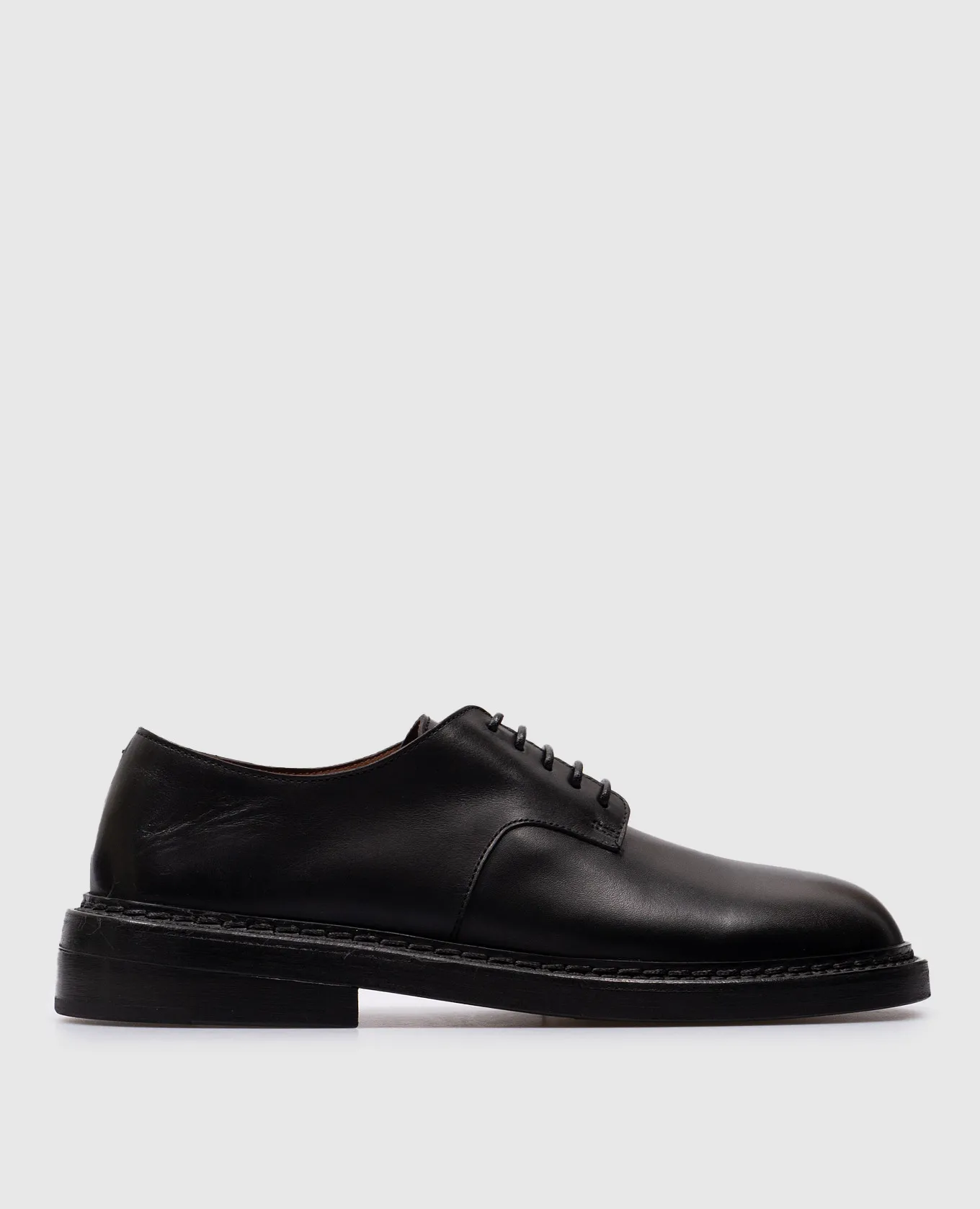 Marsell Nasello black leather derbies