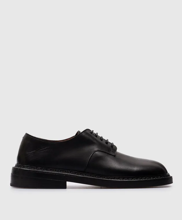 Marsell Nasello black leather derbies