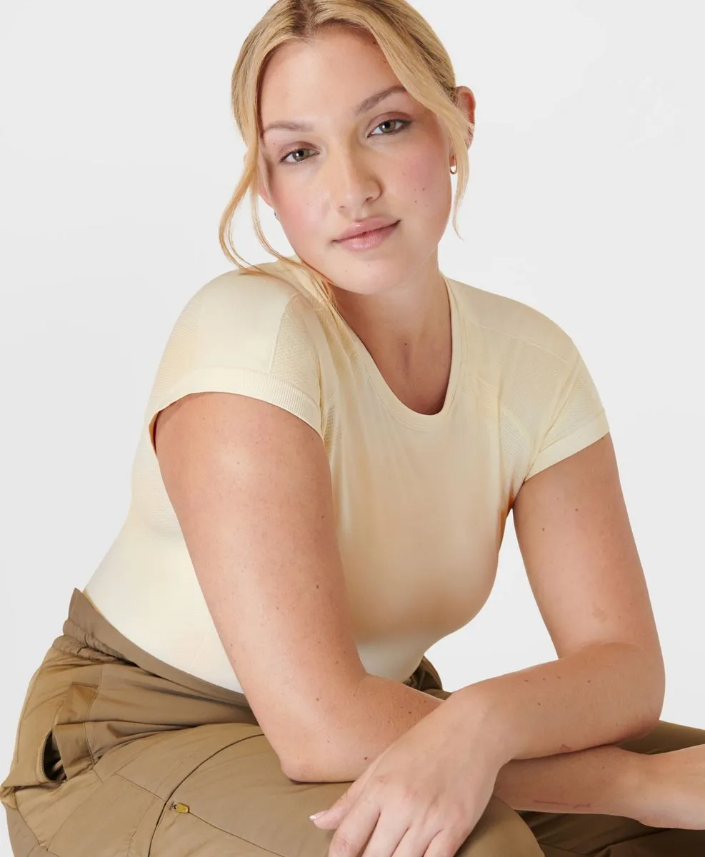 MUJER ASCEND ATHLETE SEAMLESS WORKOUT TSHIRT X SWEATY BETTY