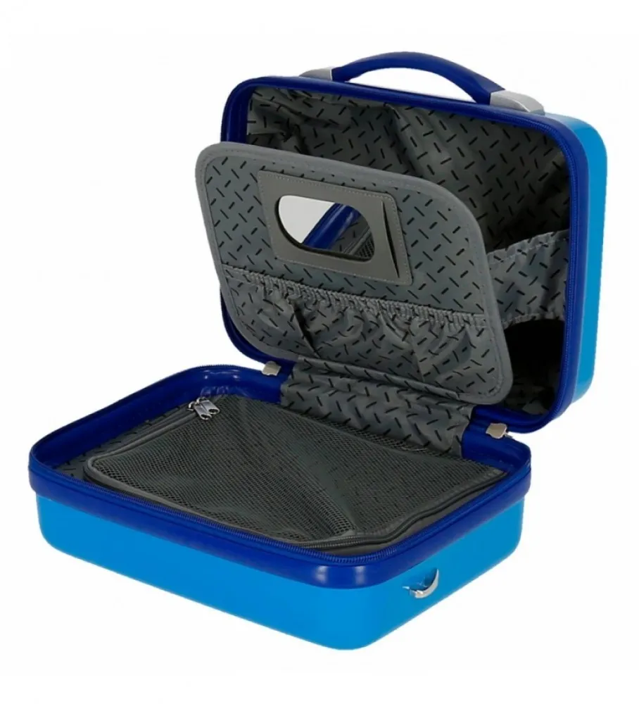 NECESER ABS MICKEY & MINNIE OH SO STYLISH ADAPTABLE AZUL 29X21X15CM