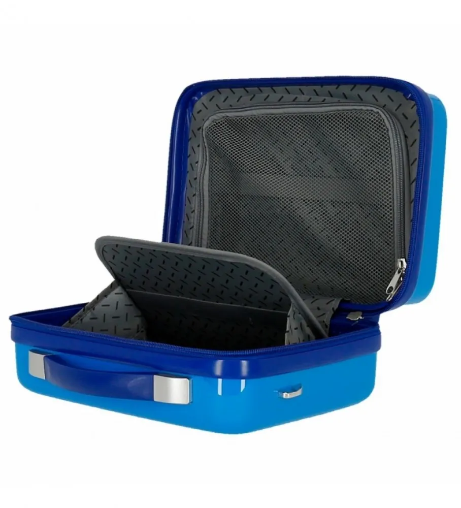 NECESER ABS MICKEY & MINNIE OH SO STYLISH ADAPTABLE AZUL 29X21X15CM
