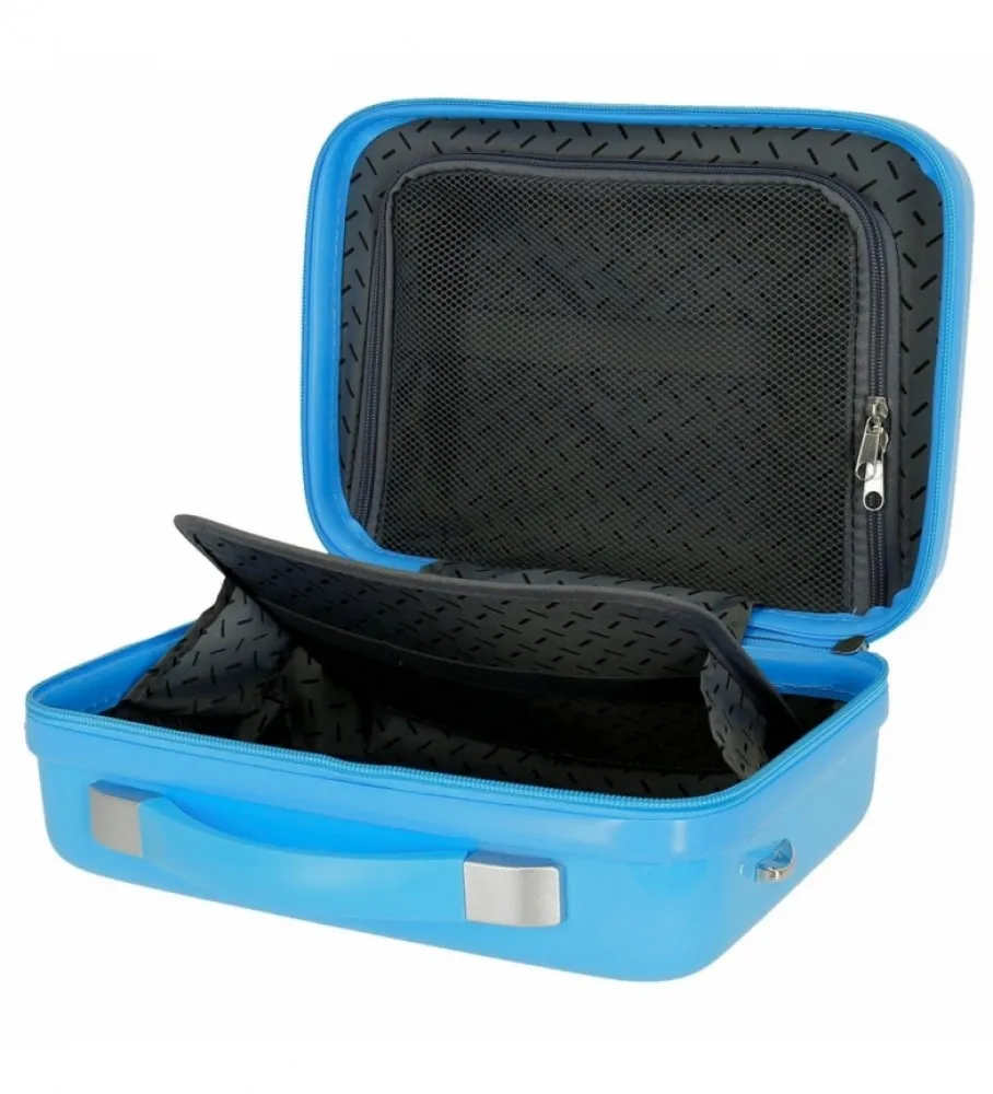 NECESER ABS MINNIE LIVE IT UP ADAPTABLE AZUL CLARO 29X21X15CM