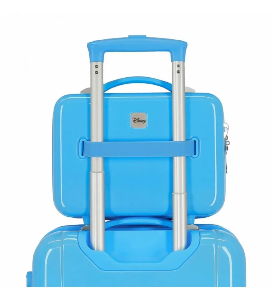 NECESER ABS MINNIE LIVE IT UP ADAPTABLE AZUL CLARO 29X21X15CM