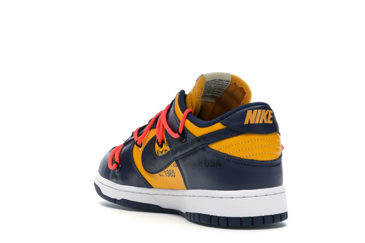 NIKE DUNK LOW OFFWHITE UNIVERSITY GOLD