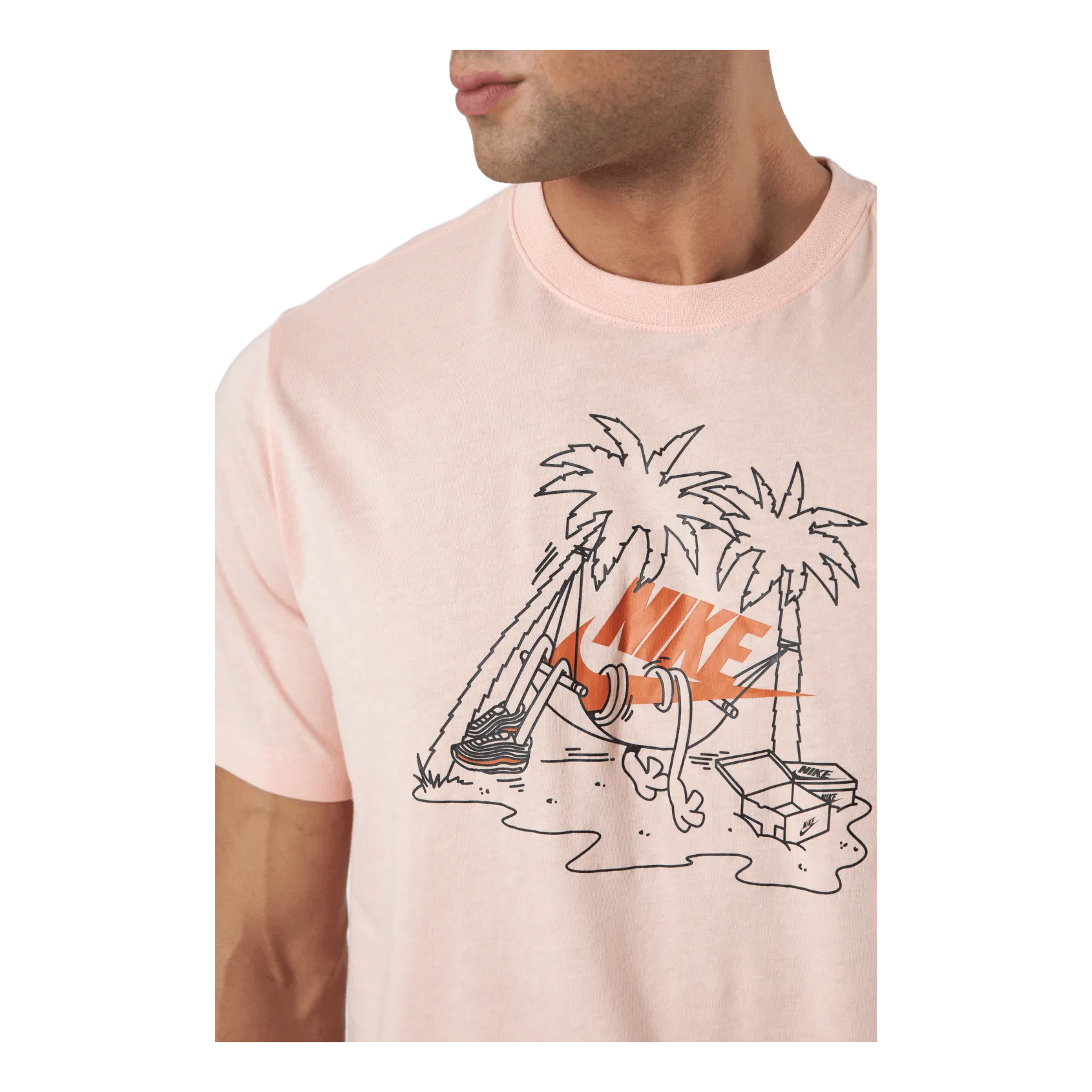 NIKE NIKE SPORTSWEAR MEN'S TSHIRT ARCTIC ORANGE