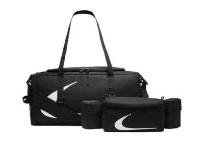 OFFWHITE X NIKE DUFFLE/WAIST BAG COMBO BLACK