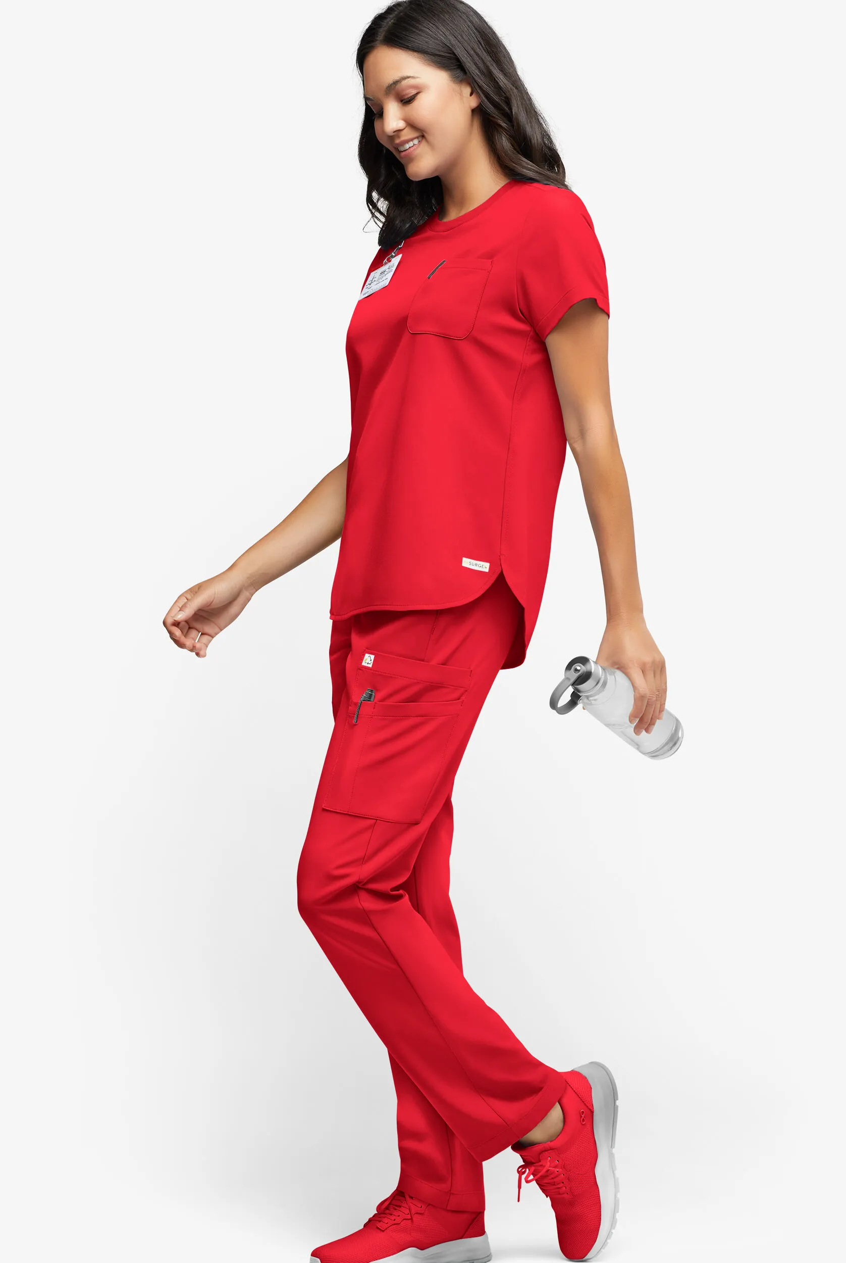 Pantalón médico ReSurge Topaz con cordón ajustable y 11 bolsillos para mujer