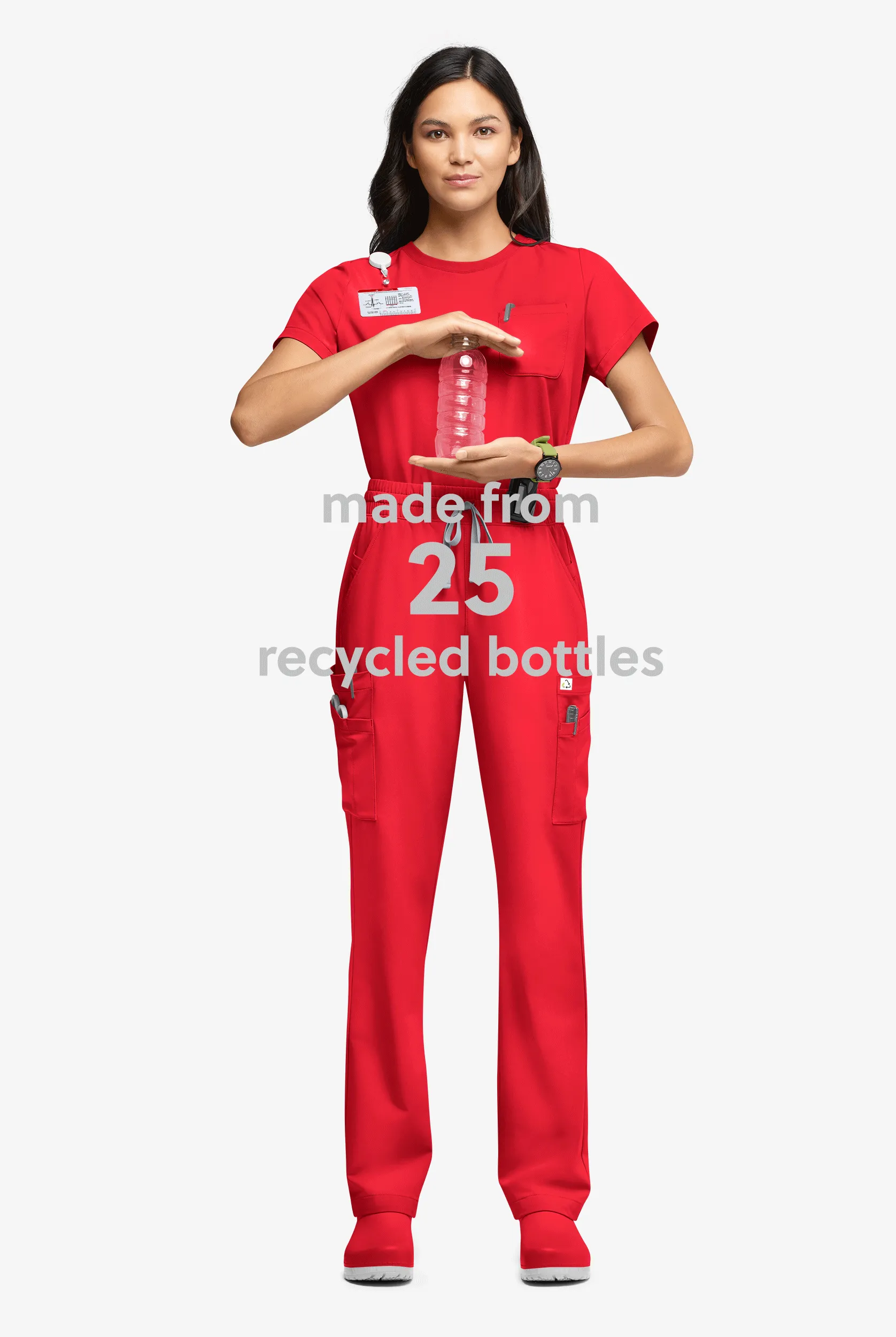 Pantalón médico ReSurge Topaz con cordón ajustable y 11 bolsillos para mujer