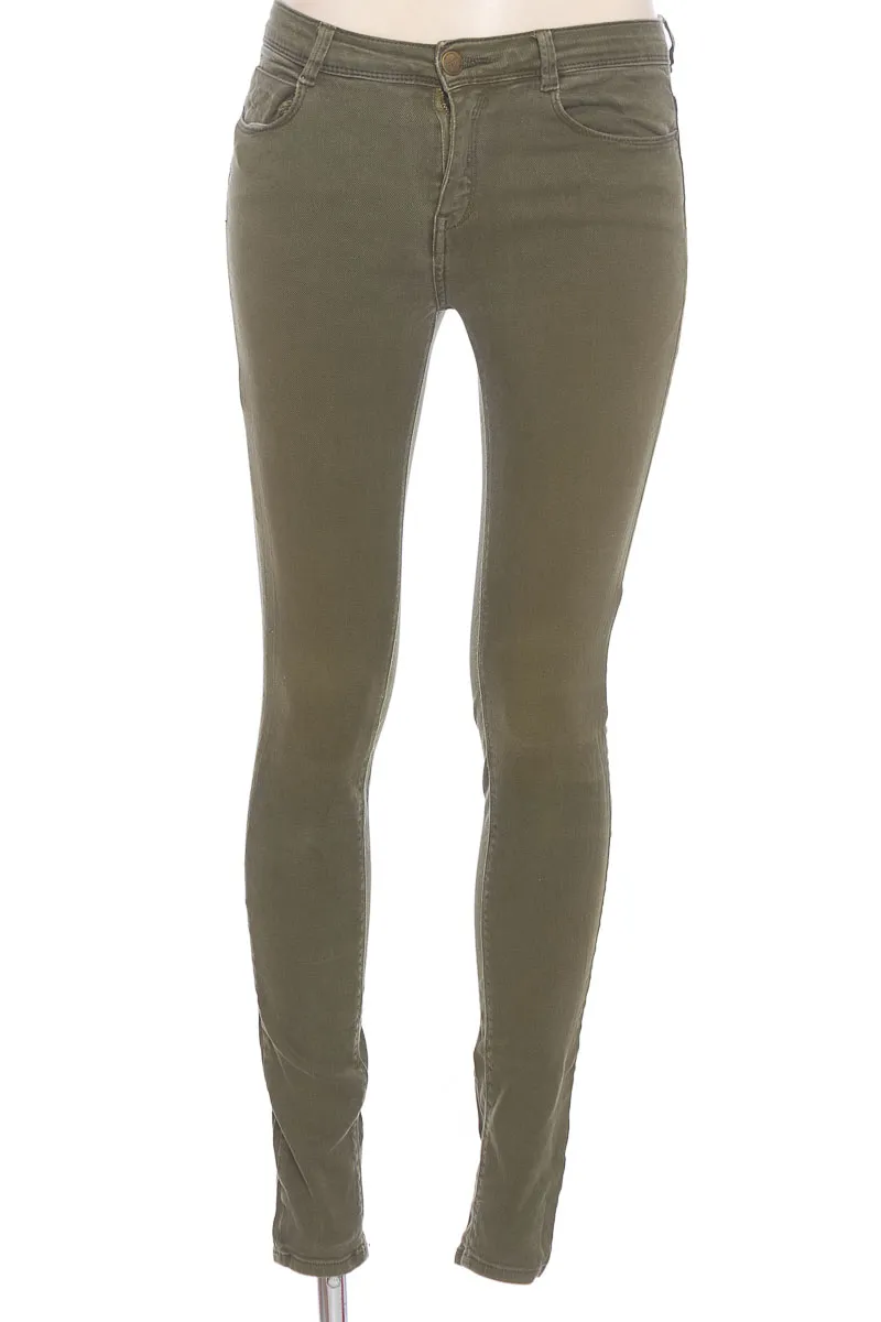 PANTALóN COLOR VERDE  ZARA