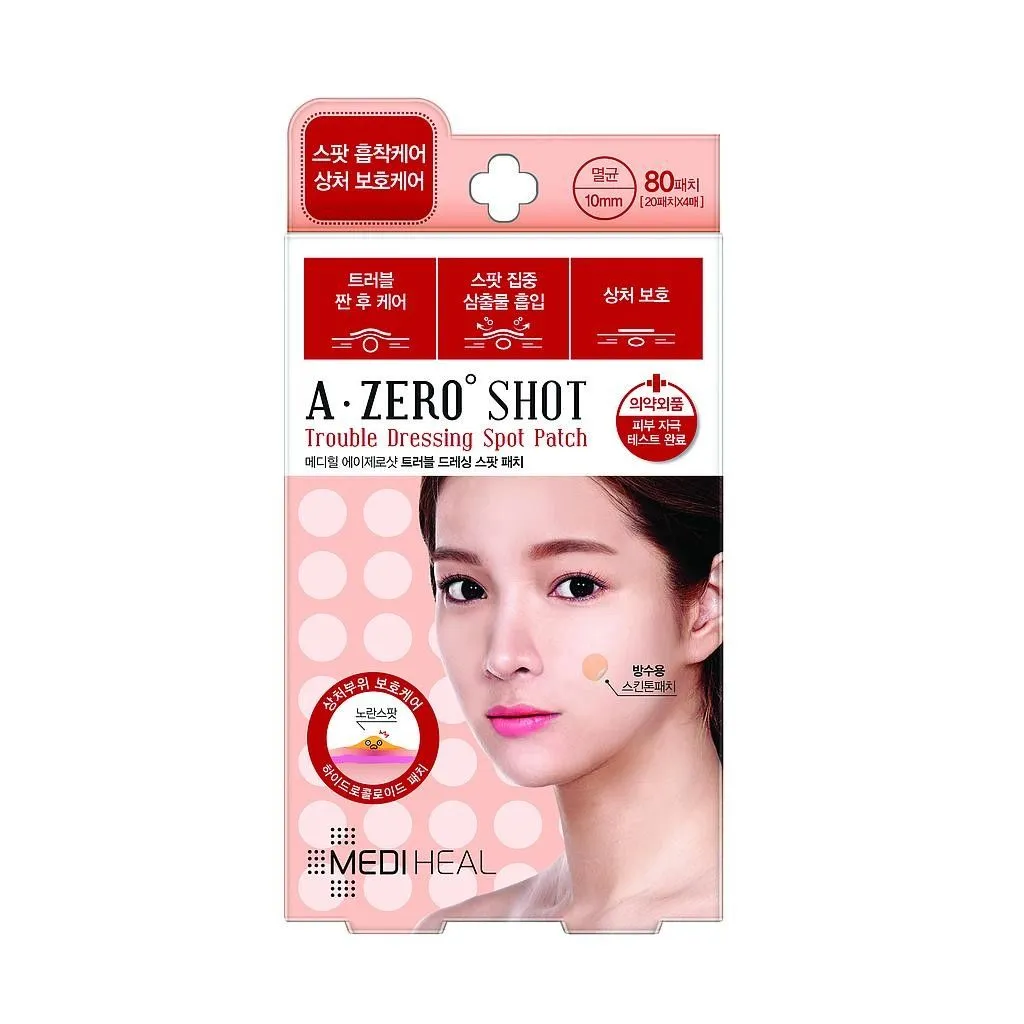 PARCHES PARA ESPINILLAS MEDIHEAL AZERO SHOT TROUBLE DRESSING SPOT PATCH