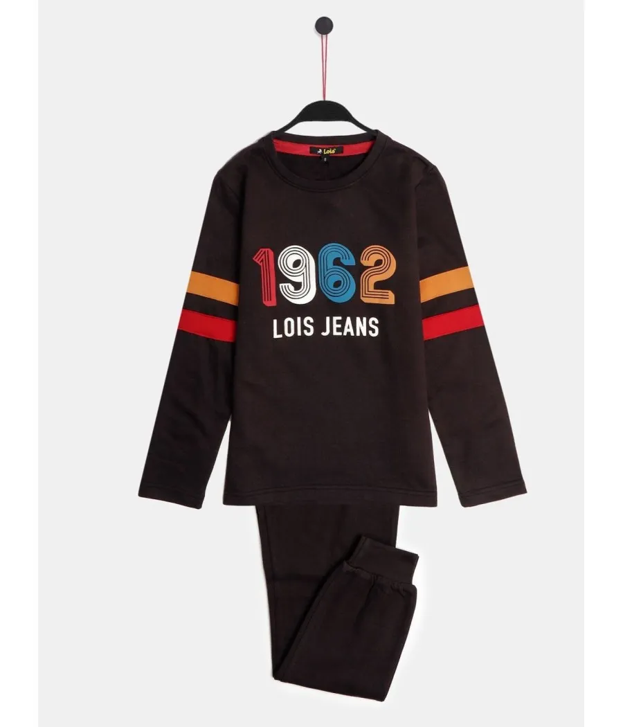 Pijama niño invierno Lois Tween Tween felpa Mexico marengo algodón