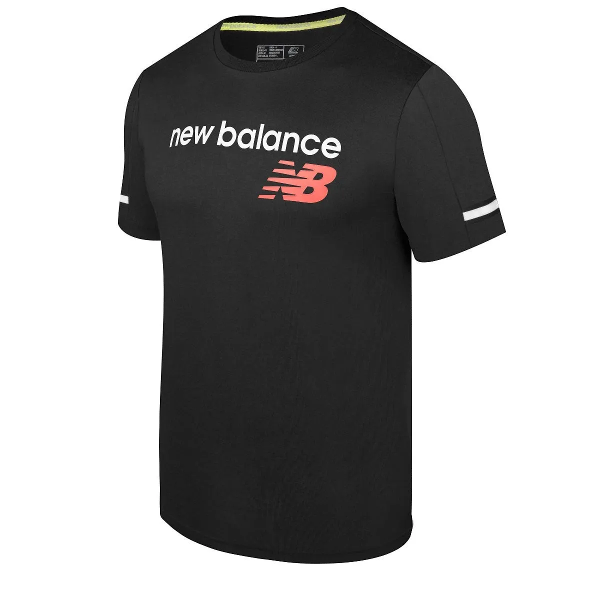 POLERA HOMBRE NEW BALANCE TSHIRT NEGRA