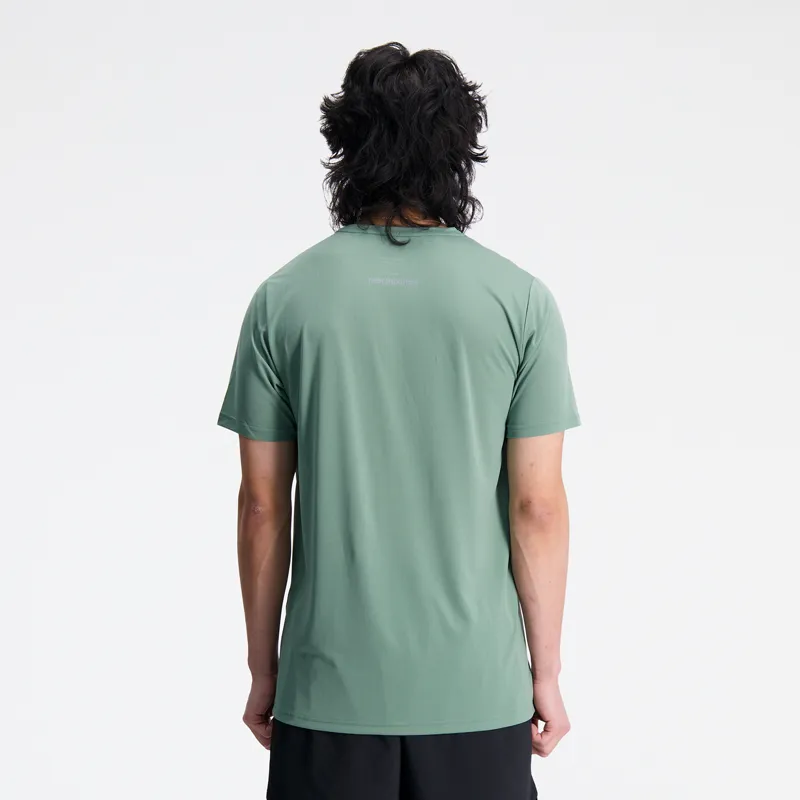 Polera Running Hombre New Balance Accelerate Verde