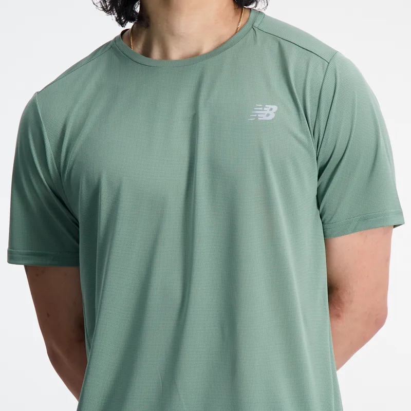 Polera Running Hombre New Balance Accelerate Verde