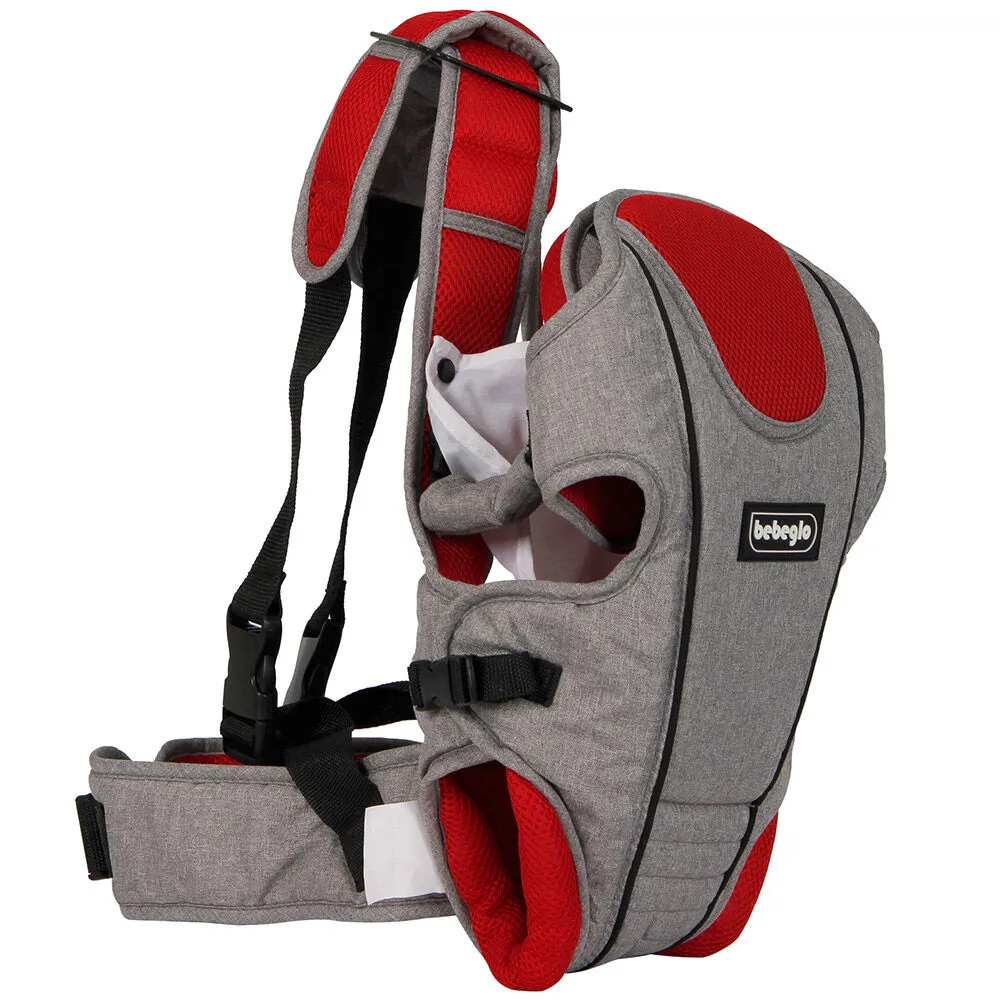 PORTA BEBE MOCHILA BEBEGLO RS801401 GRIS