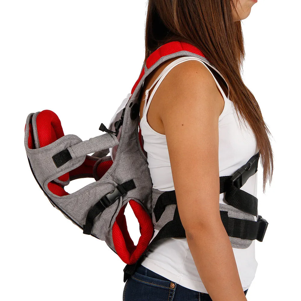 PORTA BEBE MOCHILA BEBEGLO RS801401 GRIS