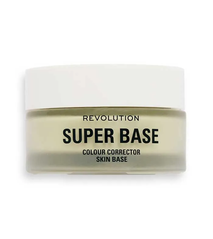 REVOLUTION  PREBASE DE COLOR EN CREMA SUPERBASE COLOUR CORRECTING  GREEN