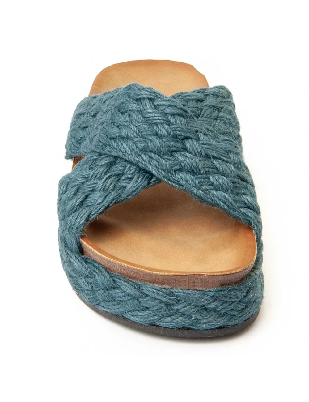 Sandalia De Plataforma Para Mujer.  Montevita  Iutta  90647 Azul
