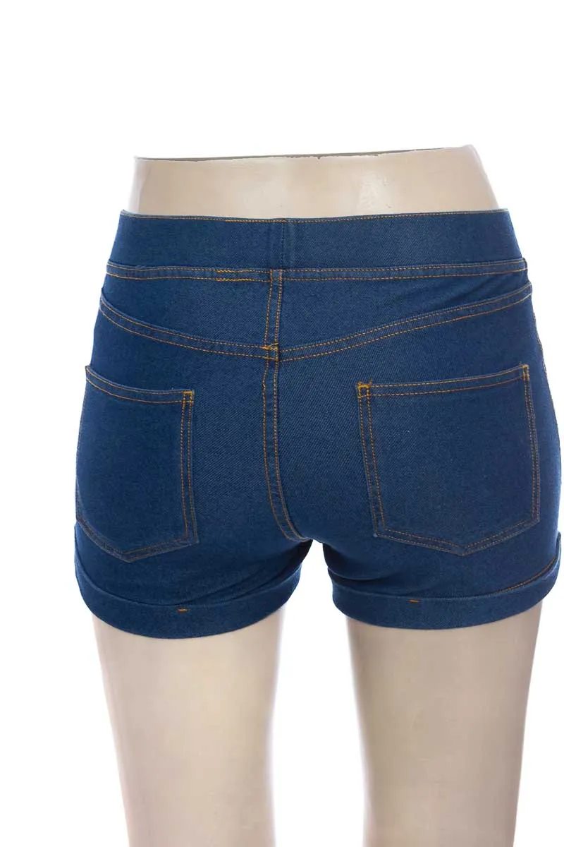 SHORT COLOR AZUL  H&AMP;M