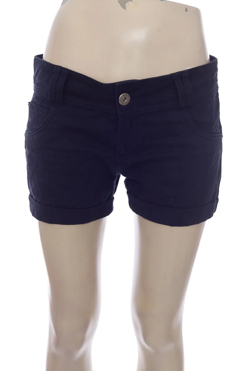 SHORT COLOR AZUL  RAGGED